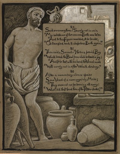 (Illustration für Rubáiyát von Omar Khayyám) Der ungeschickte Topf von Elihu Vedder