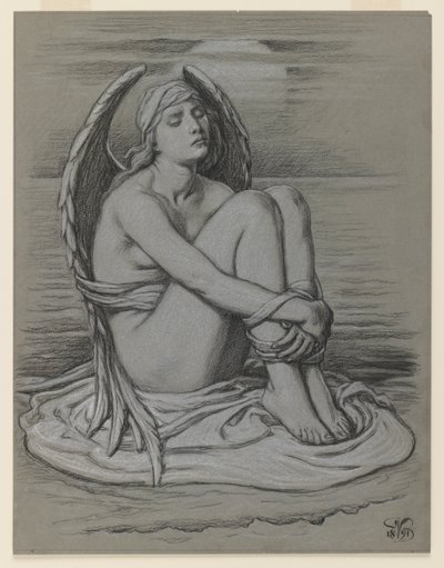 Gebundener Engel, 1891 von Elihu Vedder