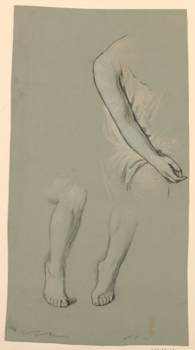Zeichnung, Figurdarstellungen, ca. 1885 von Elihu Vedder