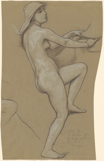 Studie für "Die Schicksale sammeln die Sterne" von Elihu Vedder