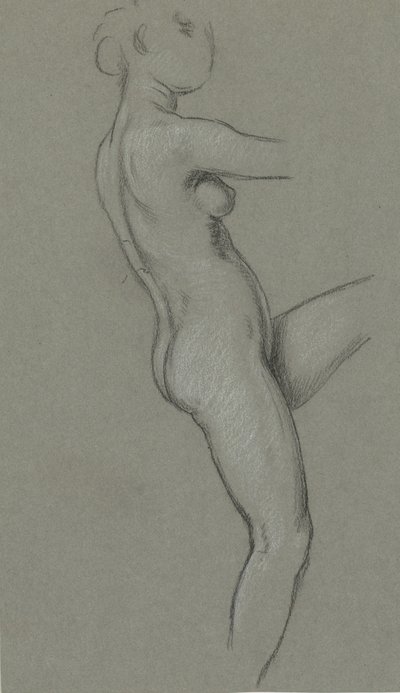 Studie für Die Schicksale, die Sterne sammeln, 1884-1887 von Elihu Vedder