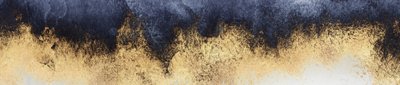 Vergoldete Mitternachtsabstraktion von Elisabeth Fredriksson