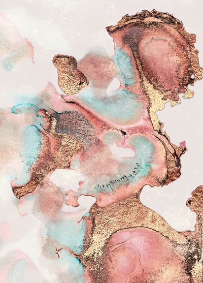 Flüssiges Gold und Türkis von Elisabeth Fredriksson