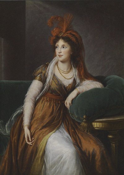 Gräfin Anna Alexandrowna Golizyna, geborene Prinzessin Bagrationi-Gruzinskaya 1763-1842, 1797 von Elisabeth Louise Vigee Lebrun