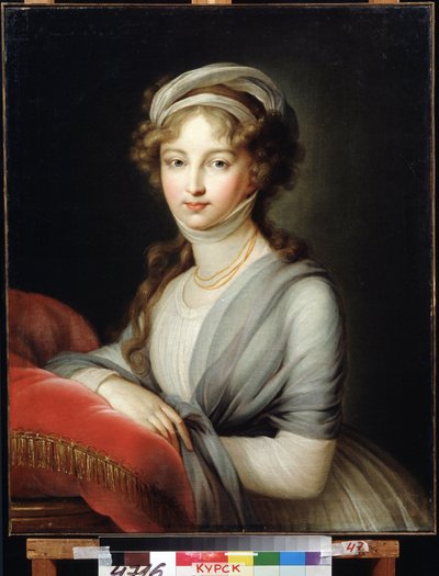 Porträt der Kaiserin Elisabeth Alexejewna, Prinzessin Louise von Baden von Elisabeth Louise Vigee Lebrun