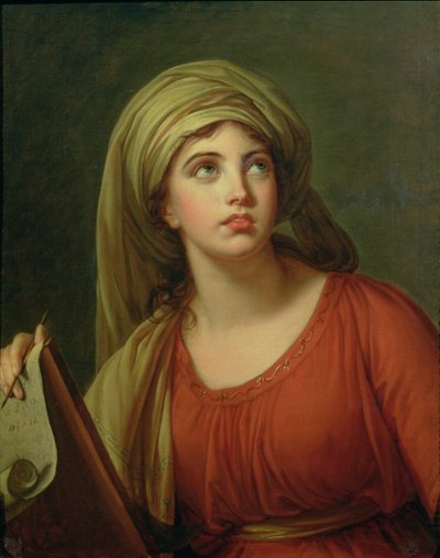 Porträt von Emma Hart (ca. 1765-1815), später Lady Hamilton, als Sibylle, ca. 1792 von Elisabeth Louise Vigee Lebrun