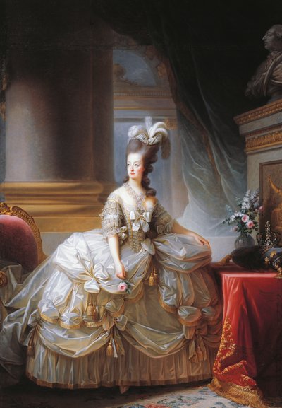 Porträt von Marie Antoinette von Elisabeth Louise Vigee Lebrun