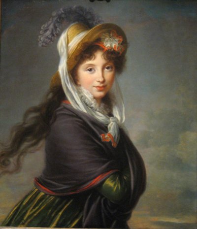 Porträt von Prinzessin Irina Ivanovna Vorontsova, geb. Izmaylova von Elisabeth Louise Vigee Lebrun