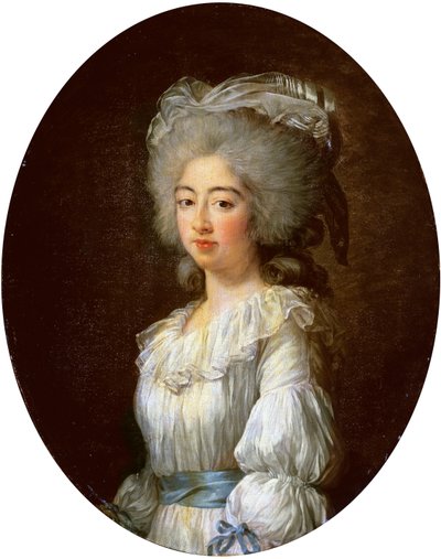 Porträt der Louise Marie Josephine, Comtesse de Provence, später Königin von Frankreich von Elisabeth Louise Vigee Lebrun