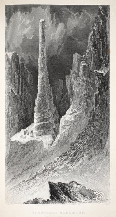 Tennysons Denkmal, Illustration aus 