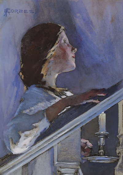 Gute Nacht, ca. 1890 von Elizabeth Adela Stanhope Forbes