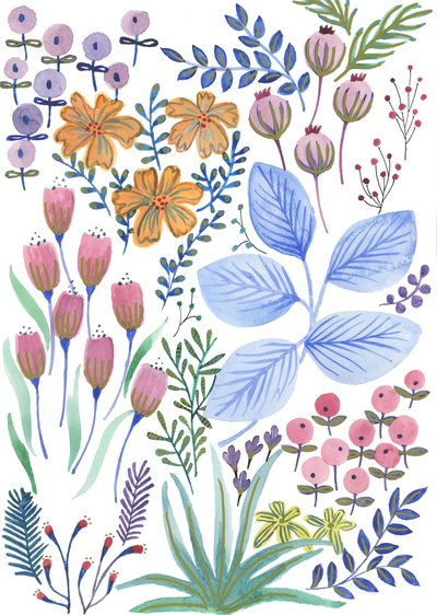 Frühlingsblüten, 2017 von Elizabeth Rider