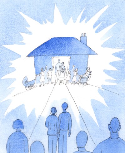 Eine christliche Ehe, die so gelebt wird, wie sie gelebt werden sollte, ist wie eine Lampe auf einem Hügel, für die Gesellschaft; eine sakramentale Vereinigung voller Gnade, 2005 von Elizabeth Wang
