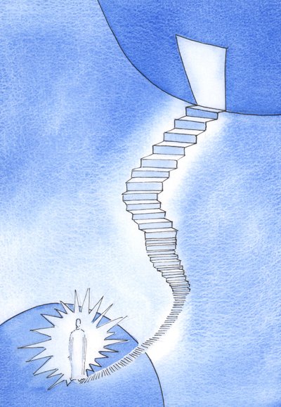 Eine Treppe zum Himmel: Es war Christus, der mich am Anfang des langen 