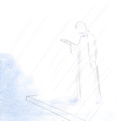 Als der Priester das heilige Kreuzzeichen machte und uns seinen Segen gab, tat dies auch Christus, unser Hohepriester. von Elizabeth Wang