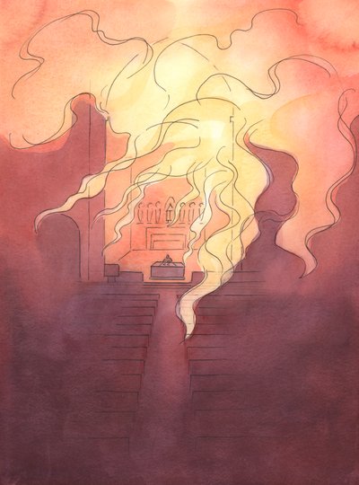 In der Messe ist es, als ob ein loderndes Feuer göttlicher Liebe die Kirche durchdringt - Liebe vom Vater, der uns seinen Sohn bei jeder Messe 