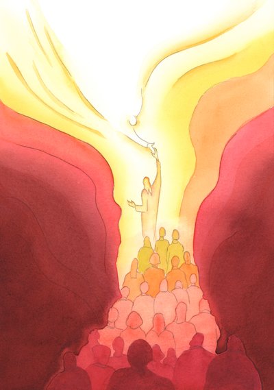Bei jeder Messe erreichen wir den Vater durch das Opfer Christi, unseres Hauptes, verbunden miteinander und mit ihm von Elizabeth Wang