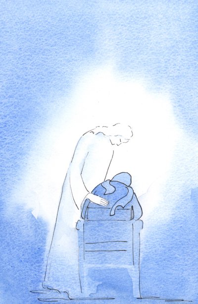 In der Osternacht beugte sich Christus über meinen Stuhl und zeigte, wie erfreut er war von Elizabeth Wang