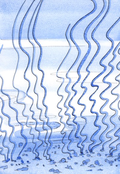 Am Anfang der spirituellen Reise ähnelt die Seele dem Teil des Meeresbodens, der durch Unkraut 