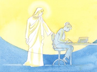 Durch Gottes Gnade kann jeder Tag in der Gesellschaft Christi verbracht werden, als ob man halb im Himmel lebt, während jeder Moment der Arbeit und des Gebets von Elizabeth Wang