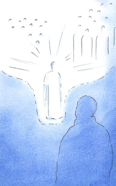 Durch das Gebet kommen wir den Heiligen des Himmels sehr nahe, als ob der Boden des Himmels herabsteigt. Jede unserer Glaubenshandlungen führt uns noch näher. von Elizabeth Wang