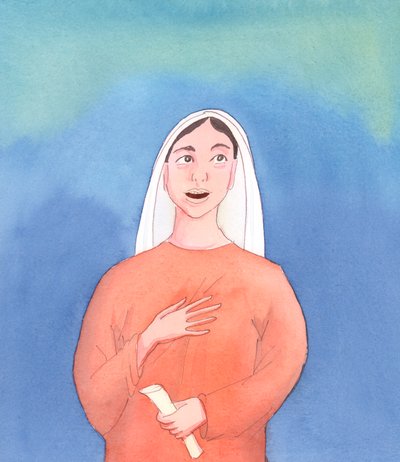 Können wir uns vorstellen, dass die selige Jungfrau Maria nicht wusste, wann ihr Sohn von den Toten auferstanden war? Sie wusste es, im Moment Seiner Auferstehung, als sie in ihrem eigenen Herzen Seine Glückseligkeit und Herrlichkeit erlebte, 2005 von Elizabeth Wang
