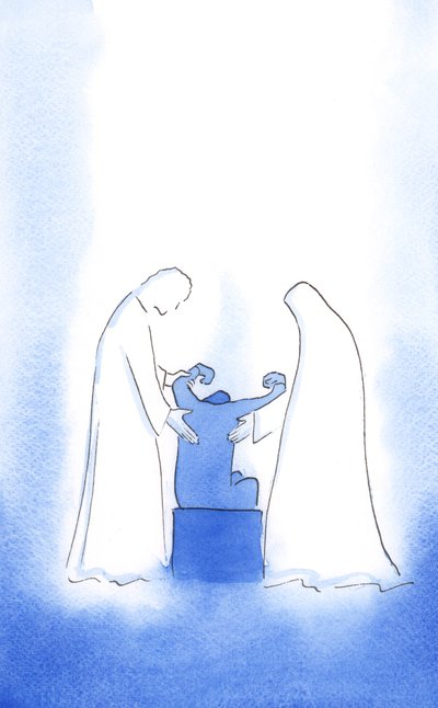 Christus und Unsere Liebe Frau sind immer bereit, uns zu helfen. Ihre Hilfe ist zärtlich, persönlich und unaufhörlich, bis in den Himmel, 2002 von Elizabeth Wang