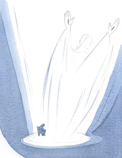Ich sah, dass das Gebet Christi, das aus meiner Müdigkeit aufstieg, gigantisch und herrlich ist. von Elizabeth Wang