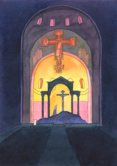In der Westminster Cathedral und in jeder katholischen Kirche wird das Opfer von Golgatha bei der Messe für unser Heil neu dargebracht von Elizabeth Wang