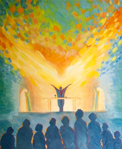 In der heiligen Liturgie, ebenso wie im persönlichen Gebet, vertrauen wir auf die Kraft des Heiligen Geistes von Elizabeth Wang