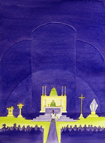Unsere Kirchen sind heilige Orte, die für Gebet und Anbetung geweiht sind von Elizabeth Wang