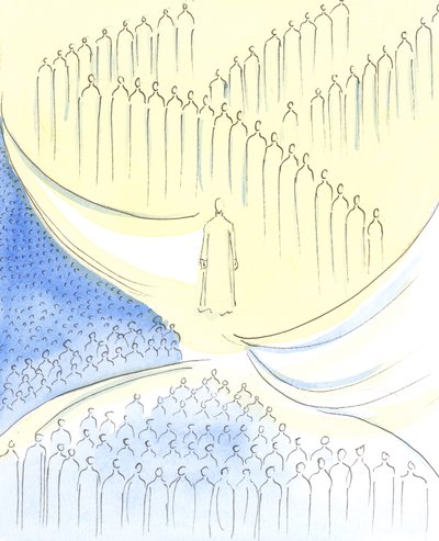 Der Christus, dem wir in der Heiligen Kommunion begegnen, ist wie an der 