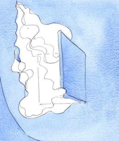 Die Gottheit wurde wie das lodernde Feuer am Eingang zum ewigen Leben, an der 