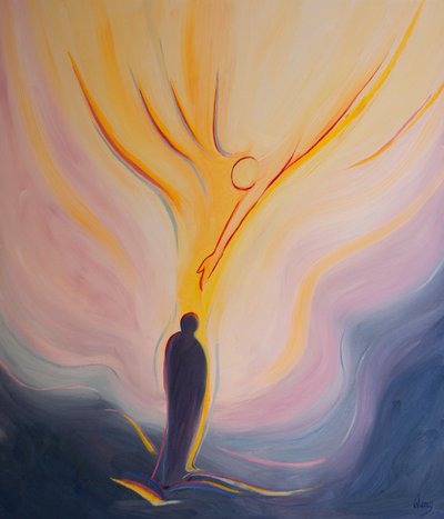 Der Heilige Geist ist wie Feuer vom Himmel, das uns seine Liebe, Reinheit, Weisheit und Kraft bringt. von Elizabeth Wang