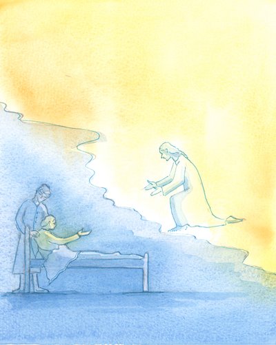Der Prozess des Sterbens: Sterben ist eine Art Arbeit. Christus wartet darauf, jedes seiner treuen Kinder zu begrüßen, die nach einer Zeit im 
