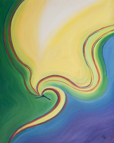 Die treue Seele lebt im Herzen der Heiligen Dreifaltigkeit, 2002 von Elizabeth Wang