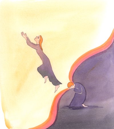 Die innere Welt in der Seele, die wir durch das Gebet betreten, ist größer als das physische Universum, in dem wir vorübergehend gefangen sind, 2000 von Elizabeth Wang