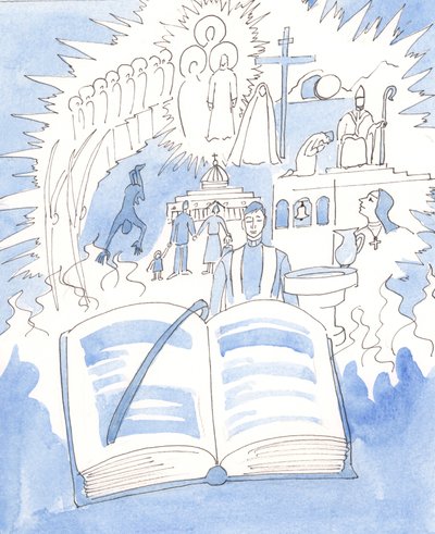 Der gesamte katholische Glaube ist im Messbuch enthalten und wird in der Liturgie gefeiert von Elizabeth Wang