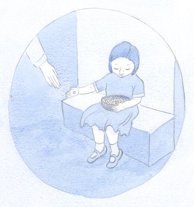 Das ist meine gegenwärtige Aufgabe, die ich gelernt habe: Wie ein Kind, das Perlen aus einem Korb verteilt, ohne sich ihres großen Wertes bewusst zu sein, aber ihre Schönheit teilt. von Elizabeth Wang