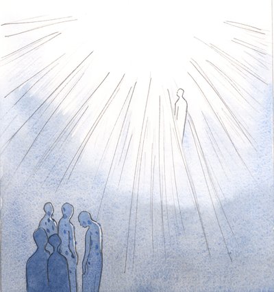 Diejenigen, die sich weigern, ernsthafte Sünden zu bereuen und sterben, können nicht in den Himmel eintreten; aber die heiligen Seelen, die offen für Christi Barmherzigkeit sind, betreten den Himmel, sobald sie gereinigt sind von Elizabeth Wang