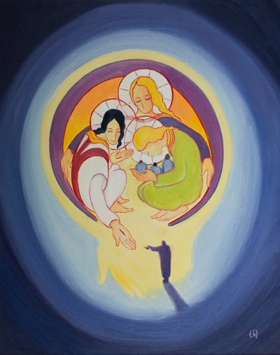 Durch Reue und Glauben an Christus erlauben wir Ihm, uns in das Herz der Heiligen Dreifaltigkeit zu ziehen. von Elizabeth Wang