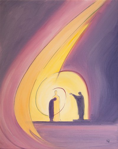 Durch den Segen am Ende der Messe werden wir in das Leben der Heiligen Dreifaltigkeit eingebunden von Elizabeth Wang