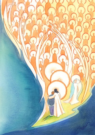 Wann immer wir im Namen Jesu beten, selbst in Dunkelheit oder Einsamkeit, teilen wir das Leben der ganzen himmlischen Gemeinschaft von Elizabeth Wang