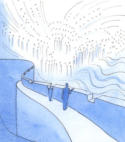 Wer in seiner Arbeit innehält, um zu beten - allein oder im gemeinsamen Gebet - kann einen Blick zum Himmel werfen, wo Christus mit den Heiligen in Herrlichkeit regiert von Elizabeth Wang