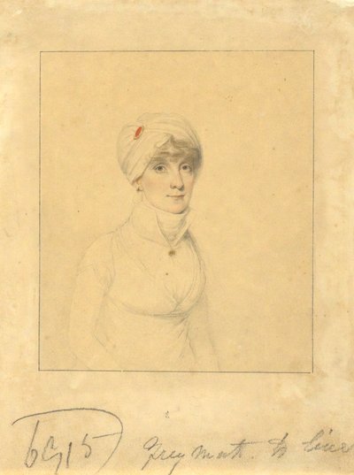 Faith Trumbull (Tochter von Gouverneur John Trumbull, Jr.; Ehefrau von Daniel Wadsworth aus Hartford) von Elkanah Tisdale