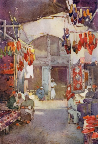 Der Schuhbasar, Kairo von Ella Du Cane