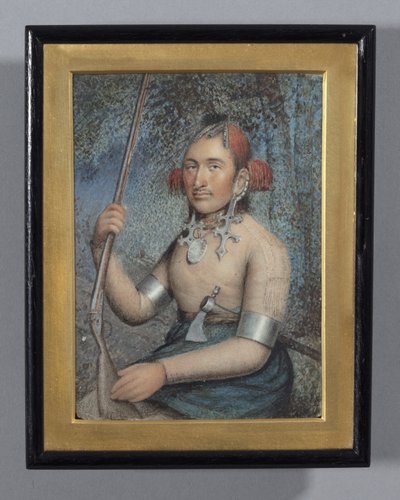 Nordamerikanischer Indianer, 1808 von Ellen Sharples