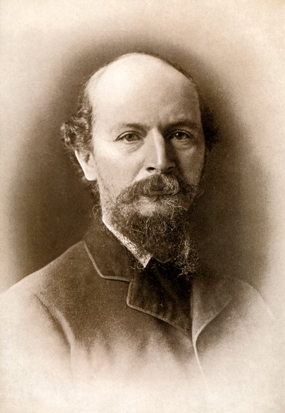 Algernon Charles Swinburne, viktorianischer englischer Dichter von Elliott and Fry