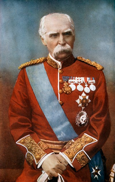 Feldmarschall Sir Donald Martin Stewart, britischer Soldat, um 1900-1902 von Elliott and Fry