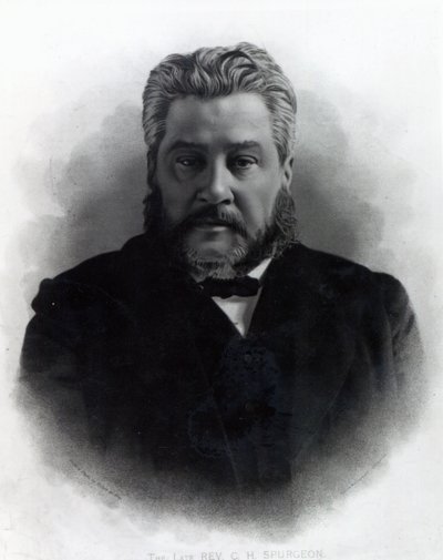 Reverend Charles Haddon Spurgeon, nach einem Foto von Elliot und Fry von Elliott und Fry Studio